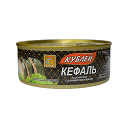 Кефаль каспийская с добавлением масла (крышка Easy Open)