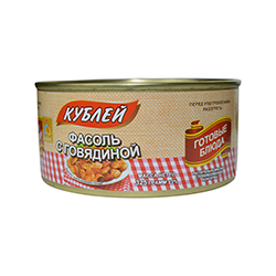 Фасоль белая с говядиной