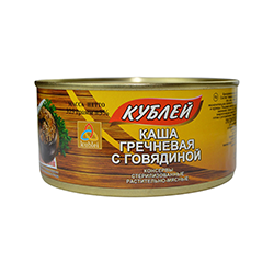 Каша гречневая с говядиной