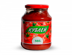 Томатная паста стеклянная банка (560 грамм)