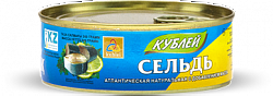 Сельдь атлантическая натуральная с добавлением масла (крышка Easy Open)